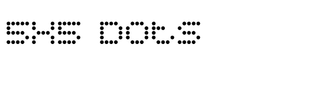 5x5 Dots font preview