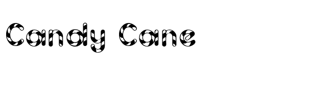 Candy Cane font preview