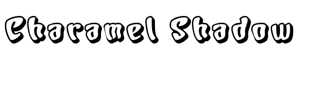 Charamel Shadow font preview