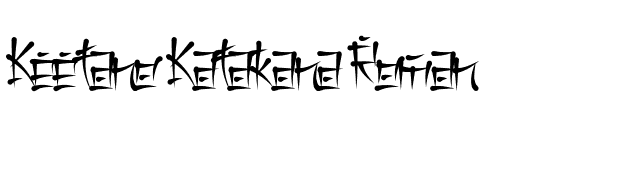 Keetano Katakana Roman font preview