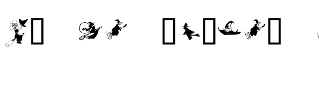 KR Oh Witchy Poo font preview