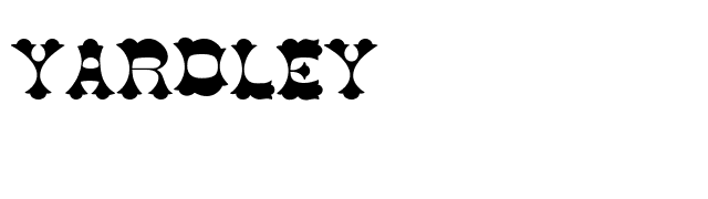 Yardley font preview