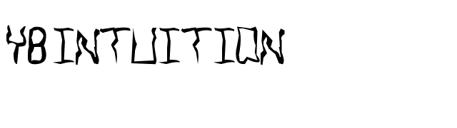YB Intuition font preview