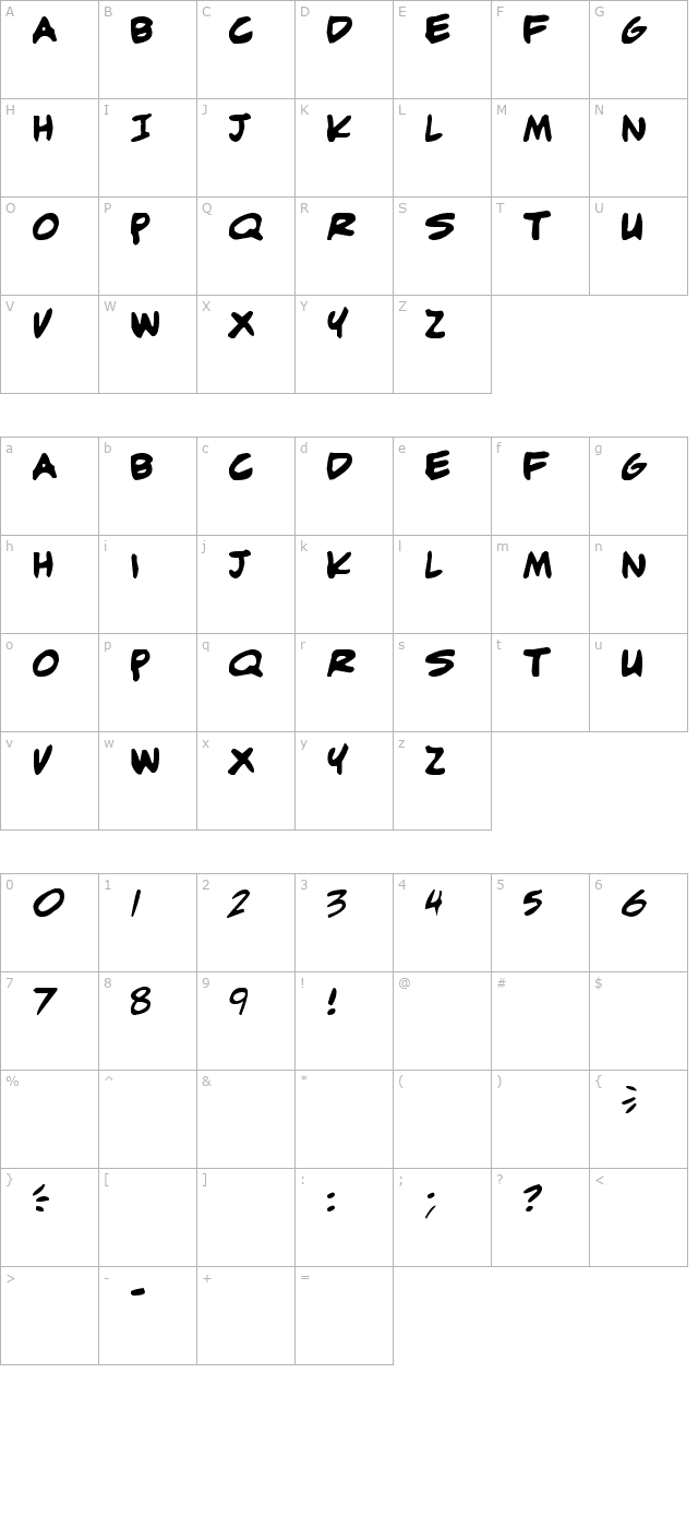 adam warren 0.2 character map