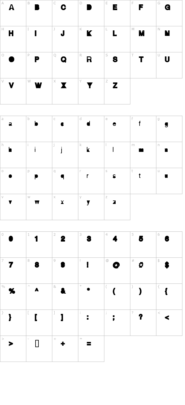 AI Hellvertigo character map