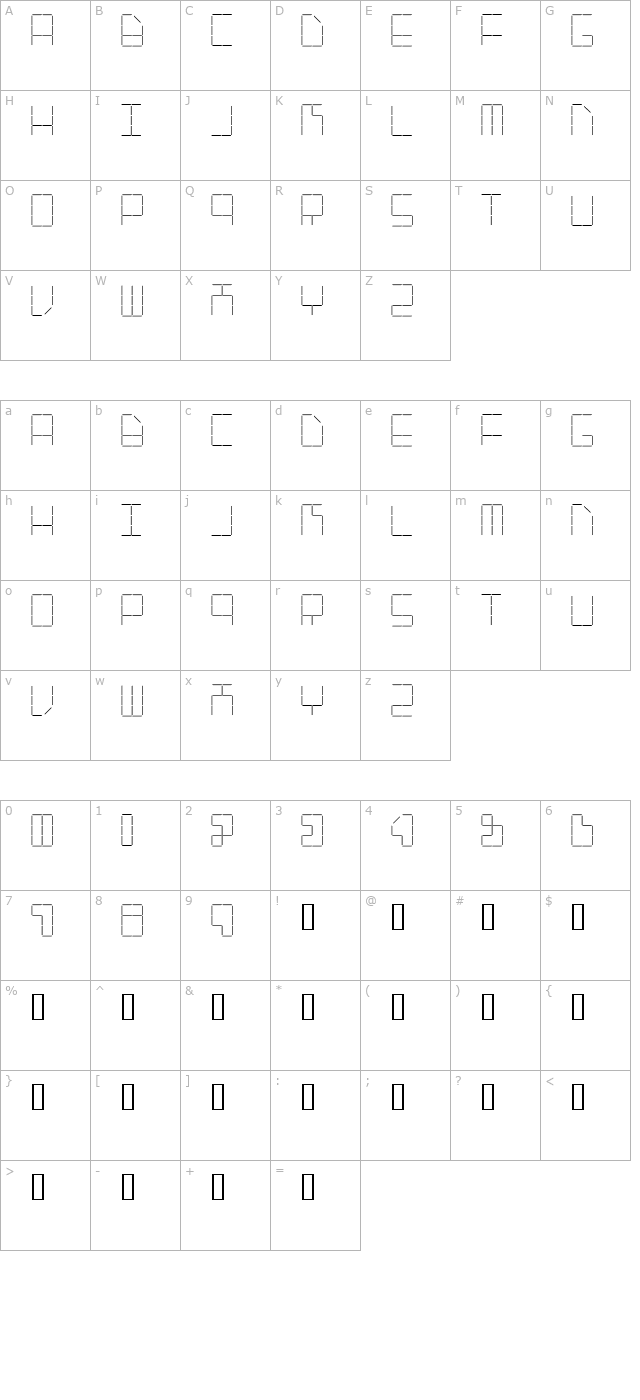 ai-stapler character map