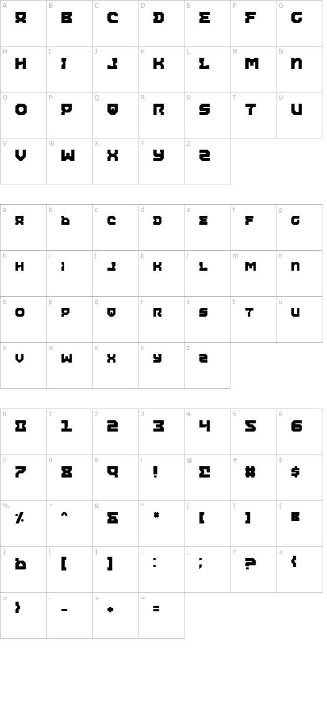 airacobra-alternate character map