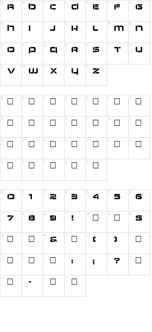 airlock character map