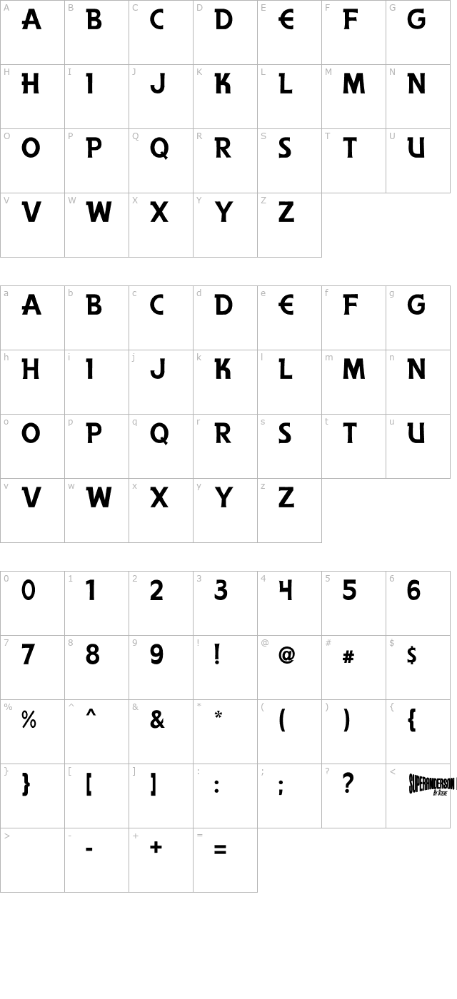 Anderson The Secret Service character map