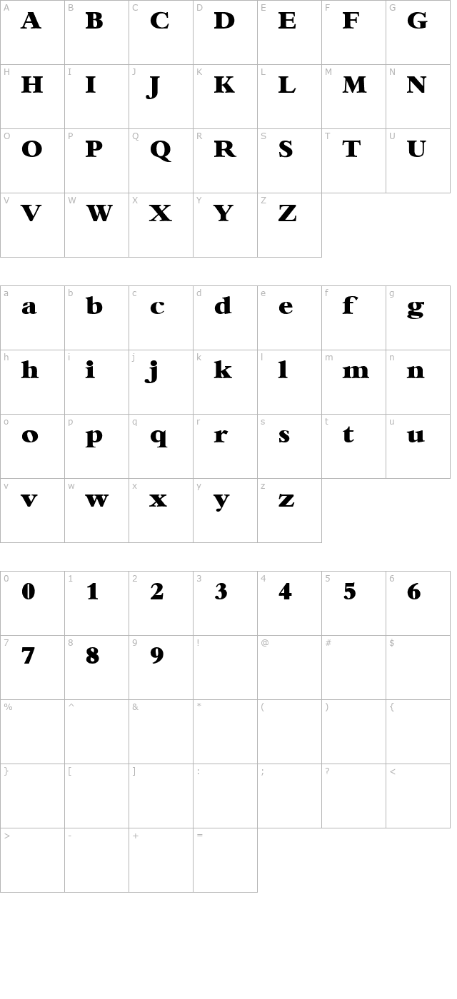 bambi character map