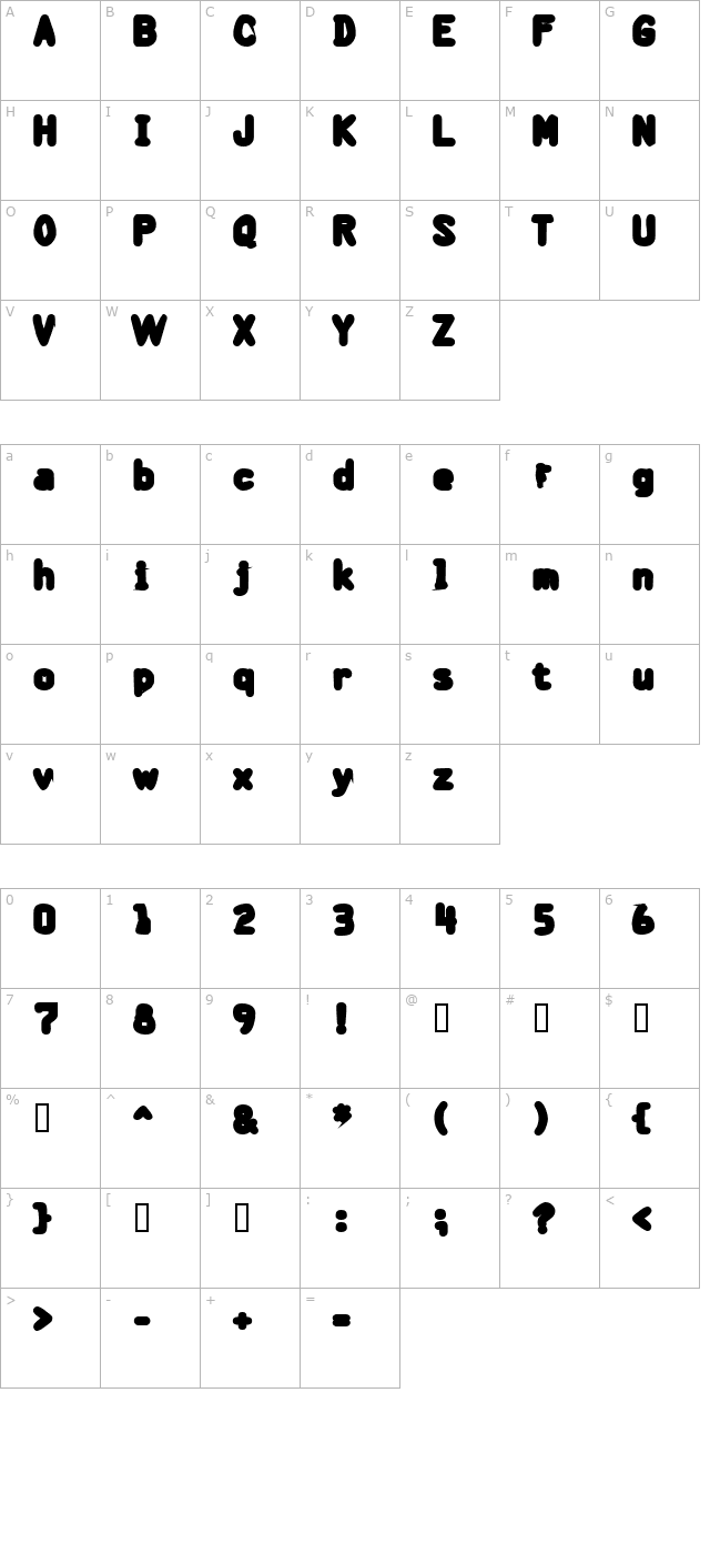 bantarbjoern-heavy character map