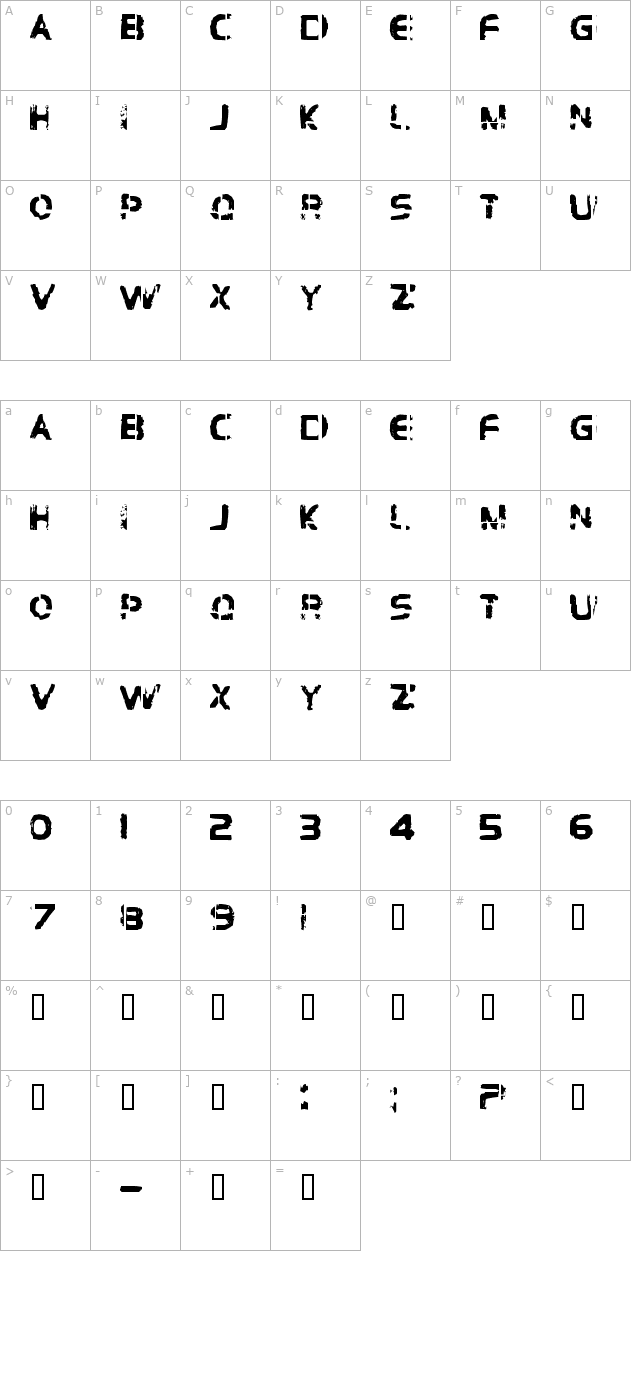 bd-brockelmann character map