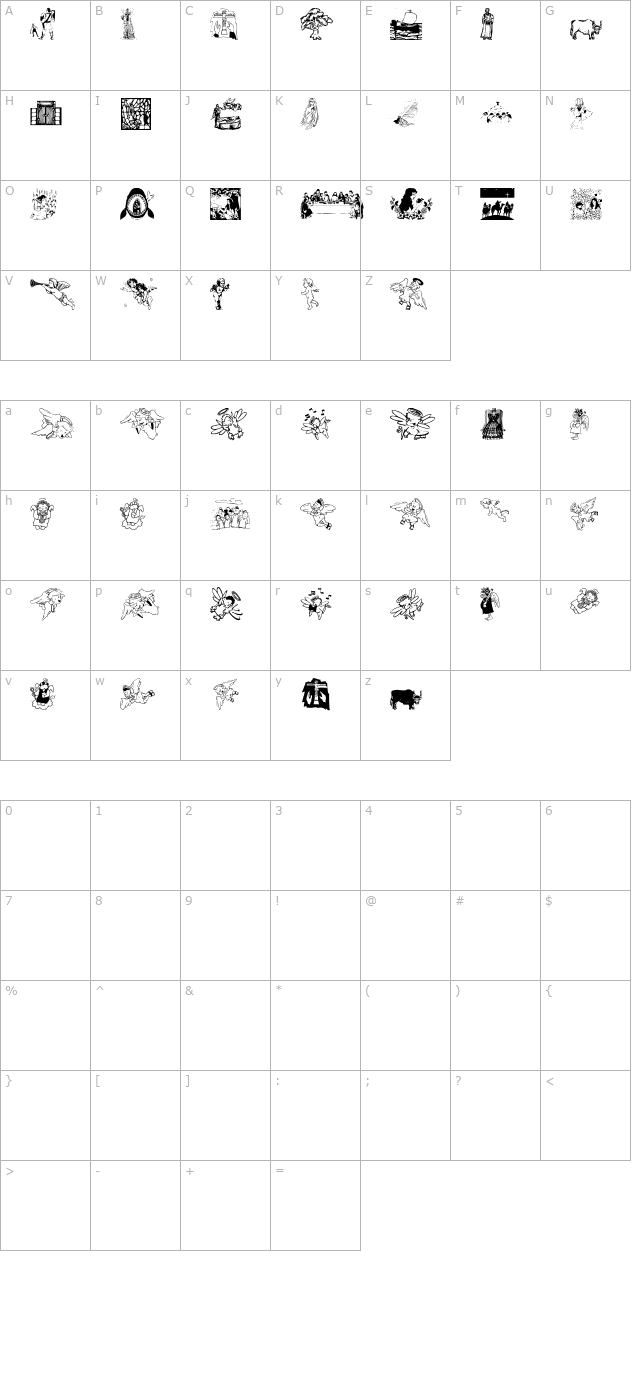 Biblical character map