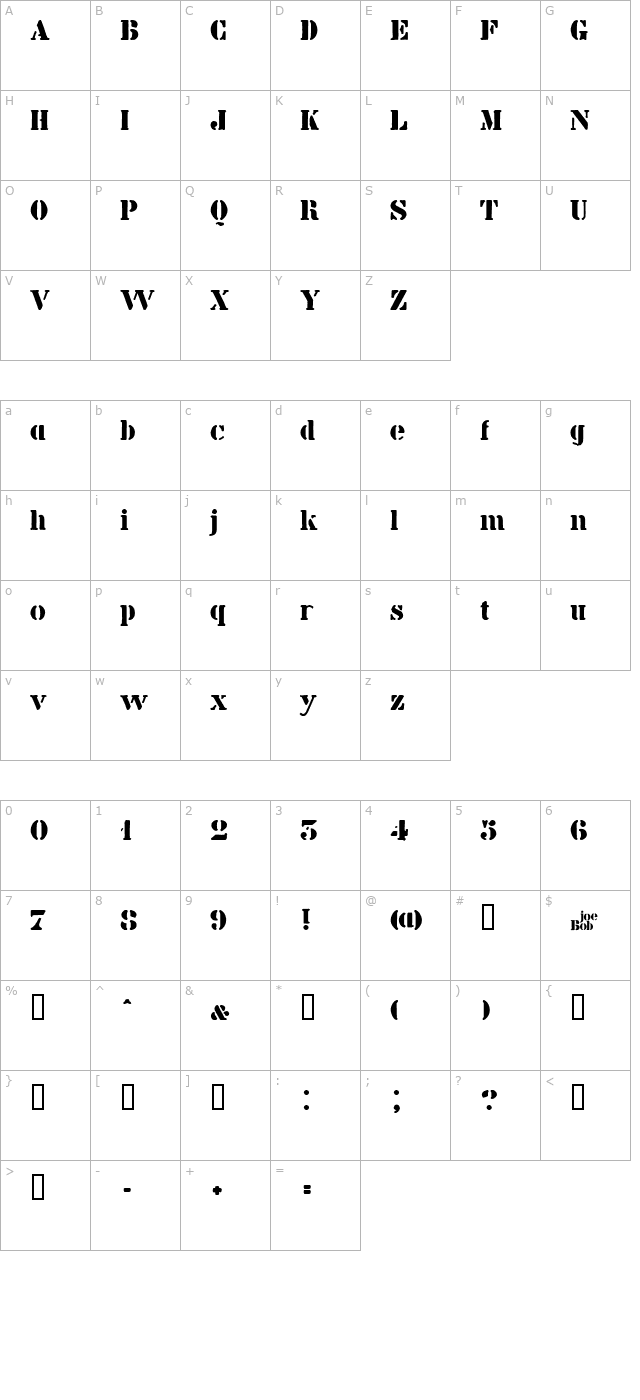 billiekid character map