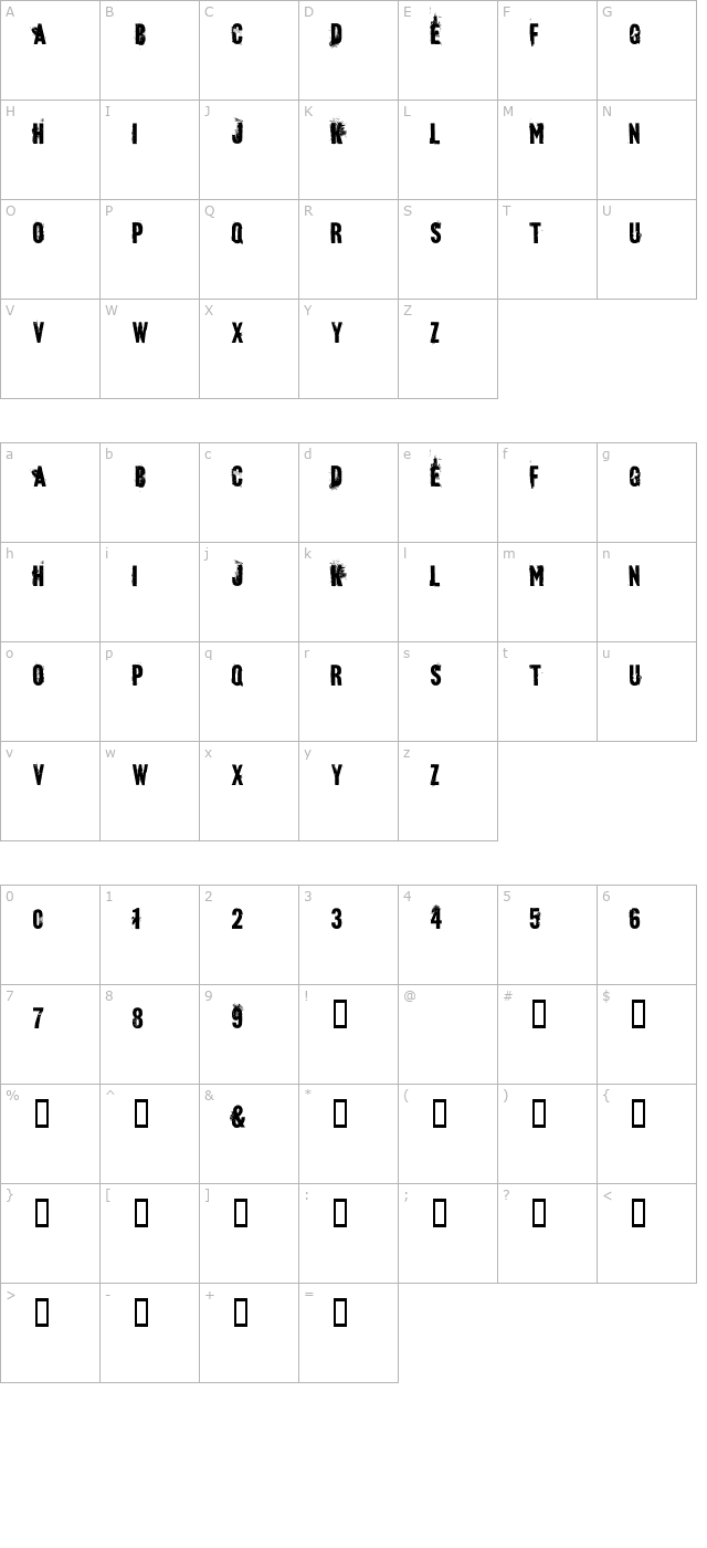 blue-baby character map