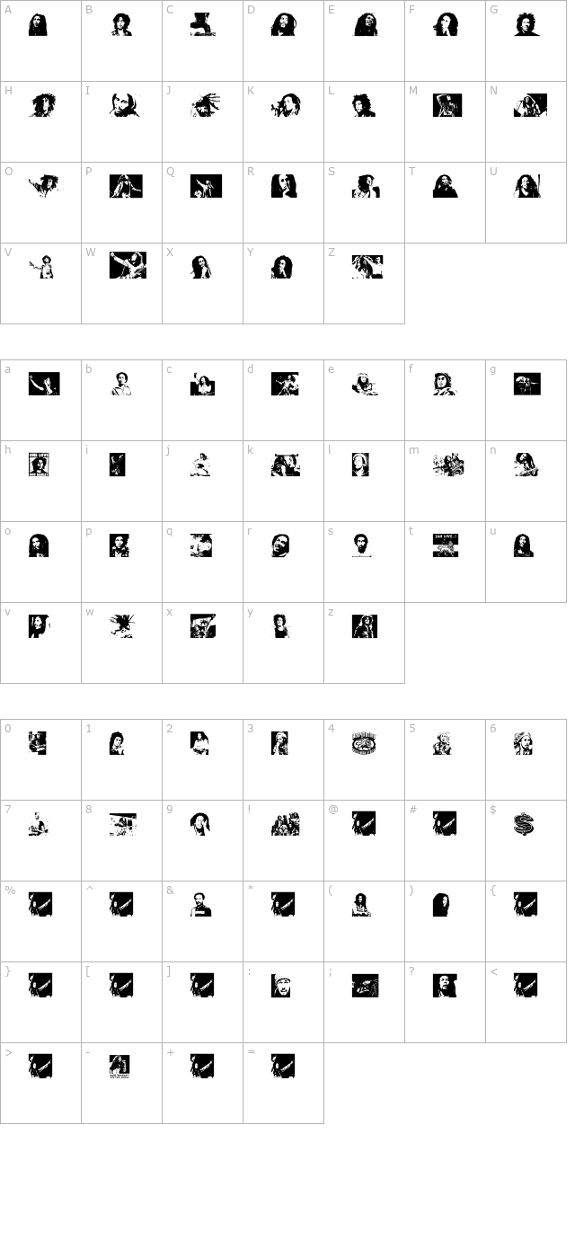 bob-marley character map