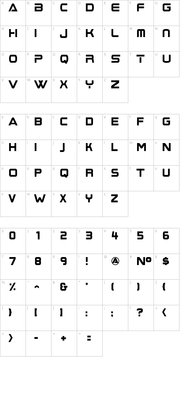 BoomBox 2 character map