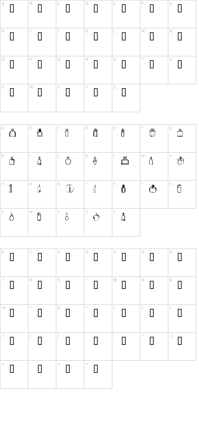 botellas-2004 character map