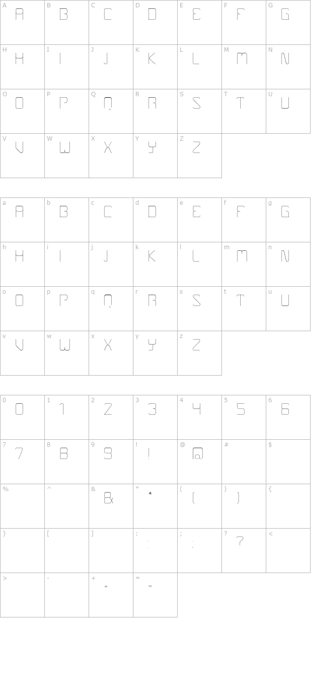 boulder character map