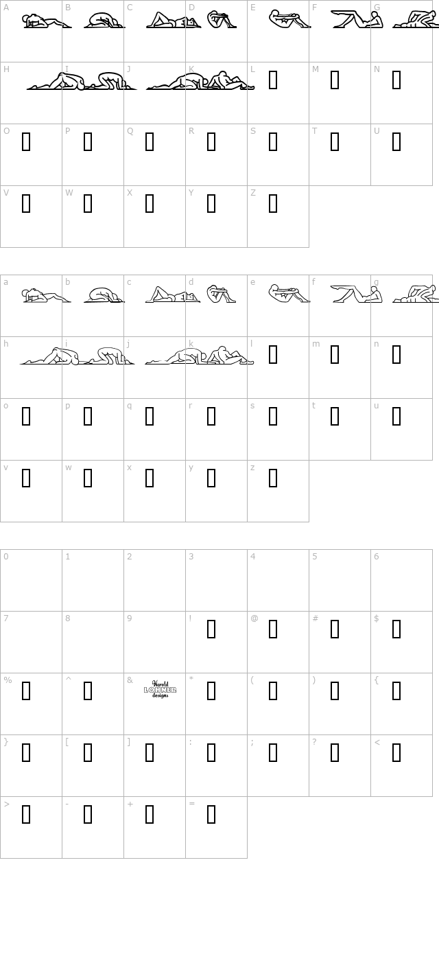 Candide character map