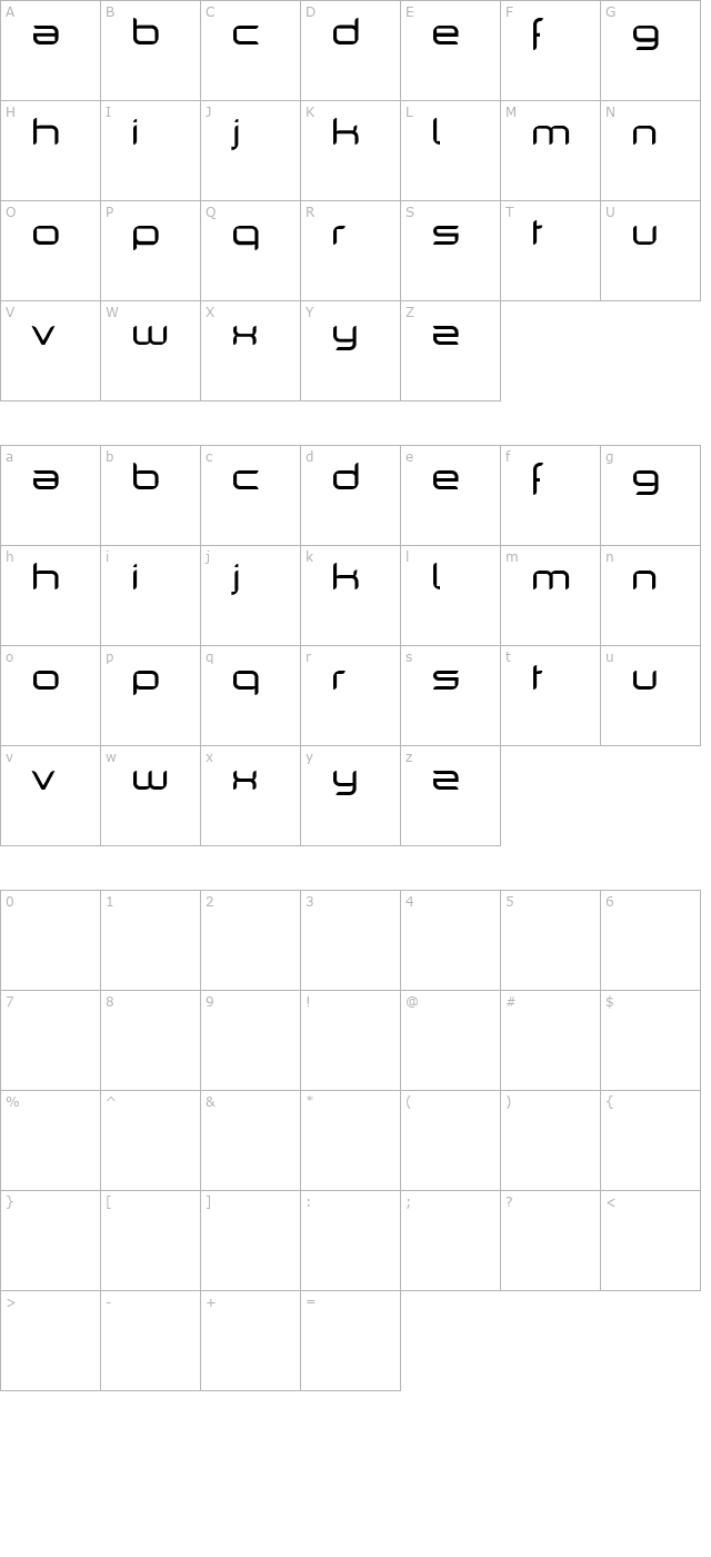 cilogie character map