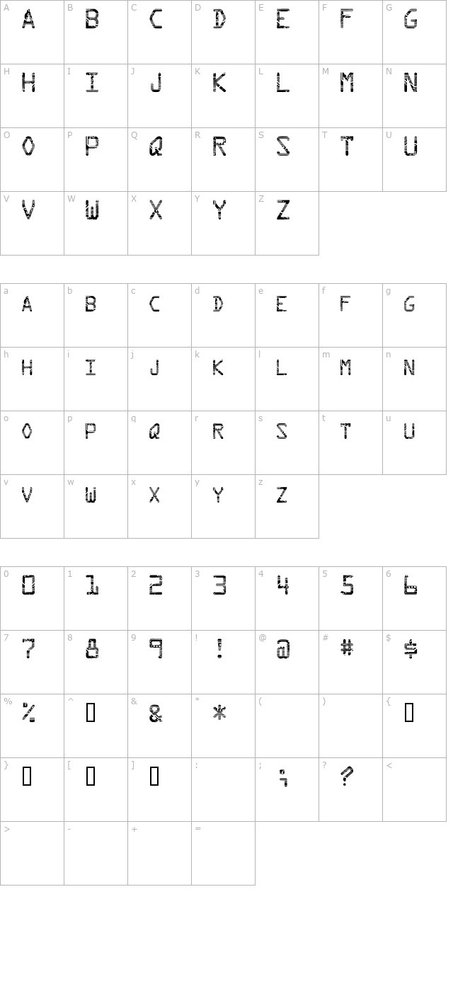 Circuit character map