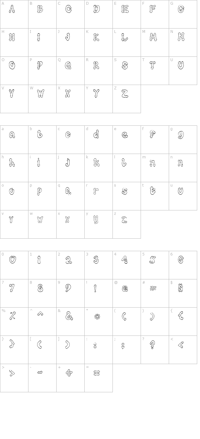 cocksure character map