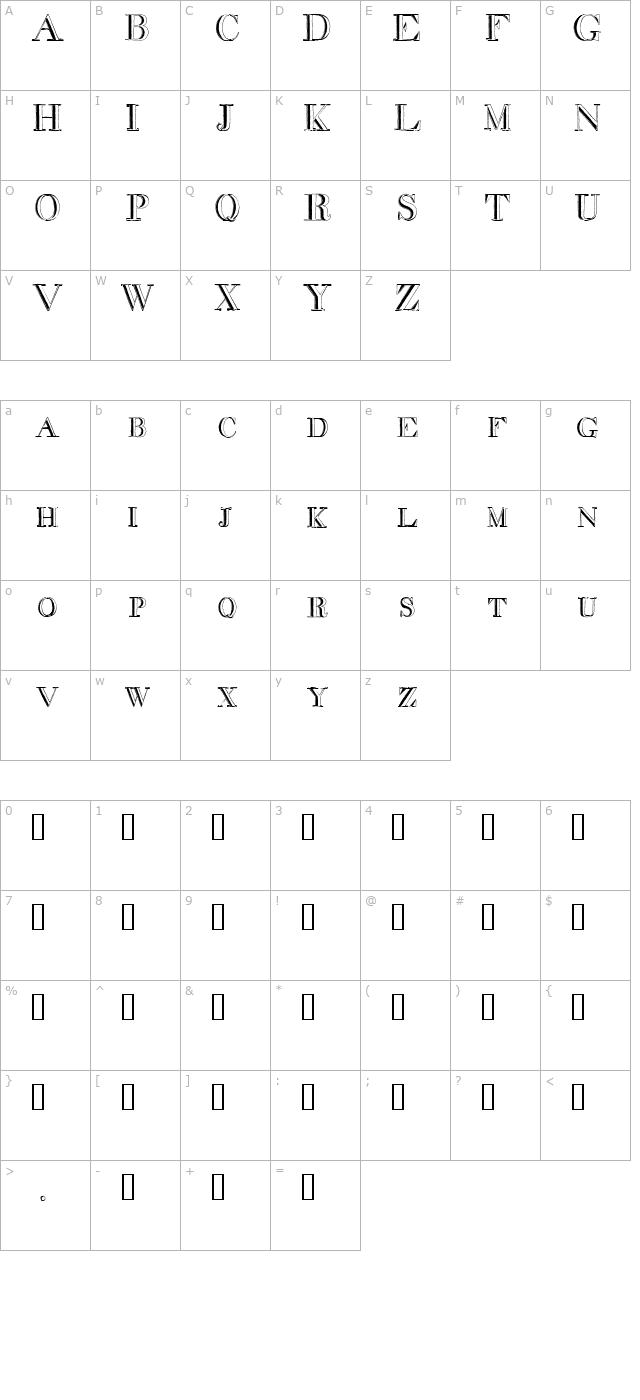 decadence-in-a-different-light character map