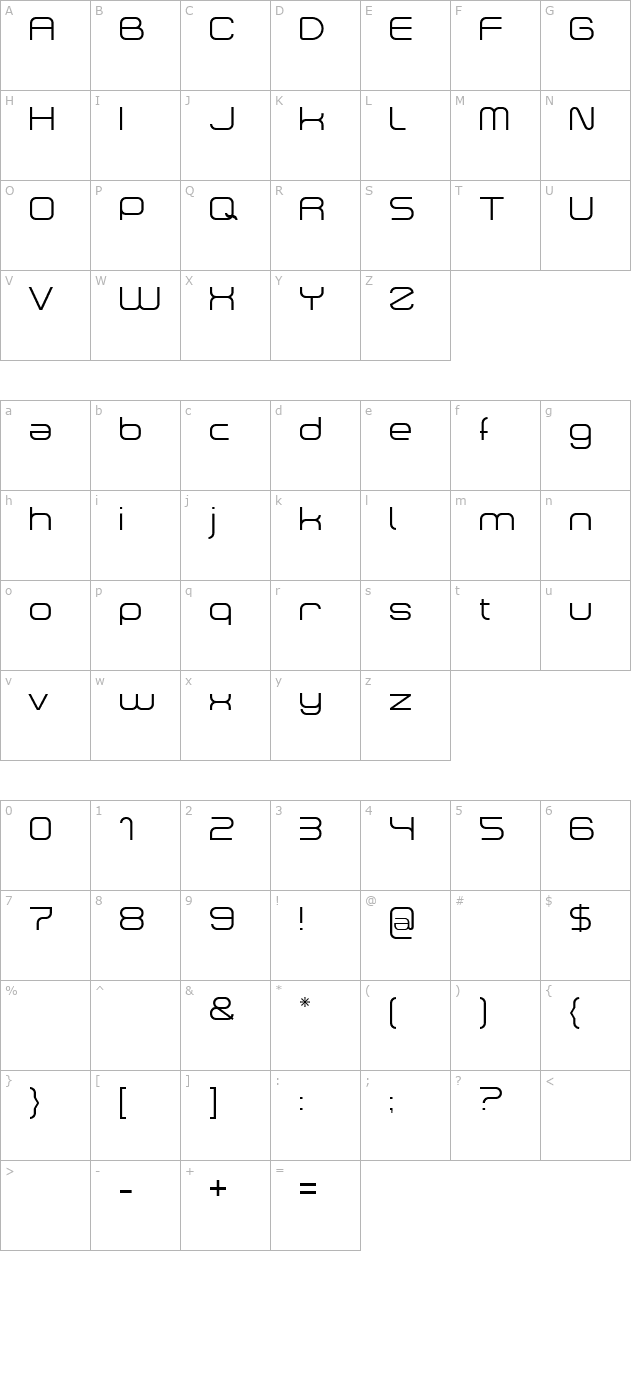 Dekers_light character map