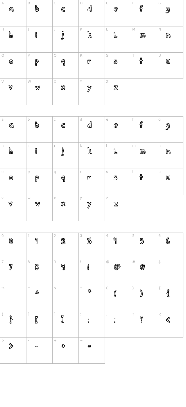 Denne schooLgirL character map