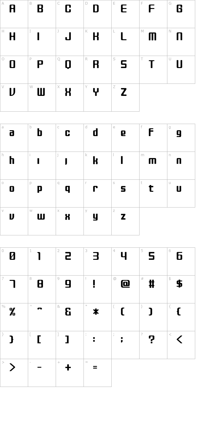 disc_black character map