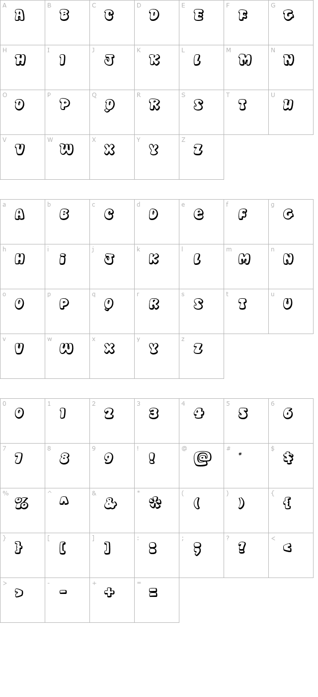 disko character map