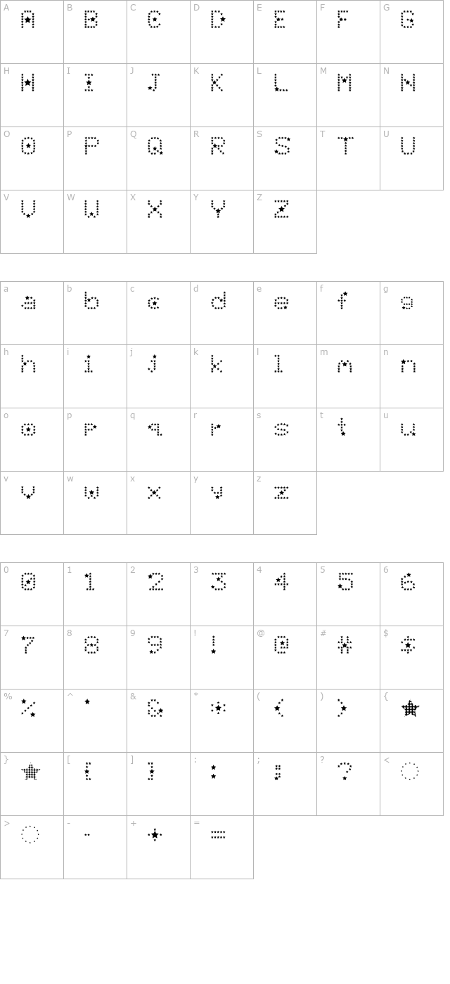 divo character map