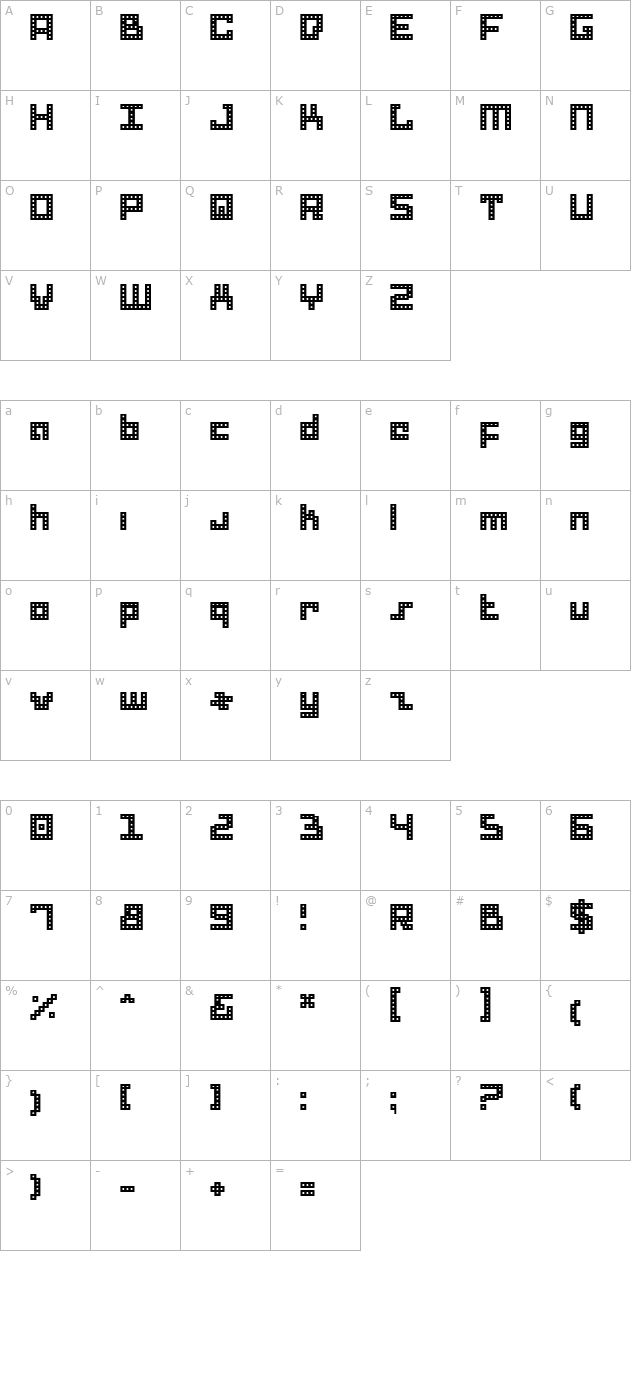 drid-herder character map