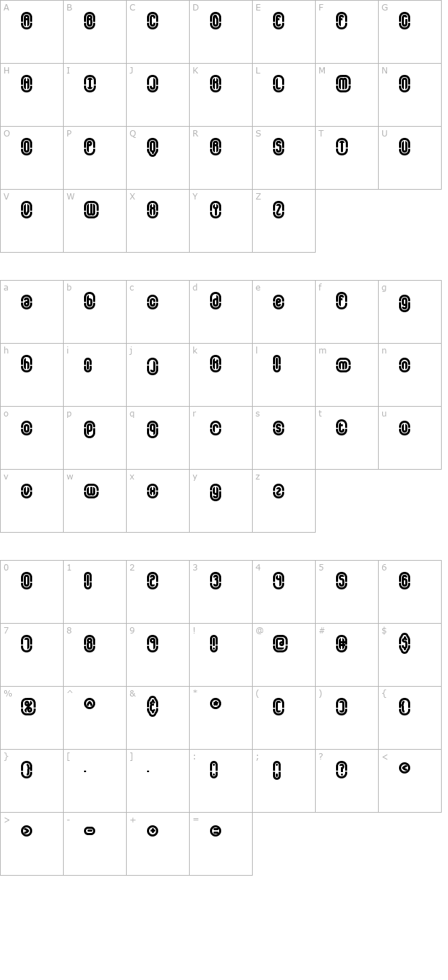 encapsulate-brk character map