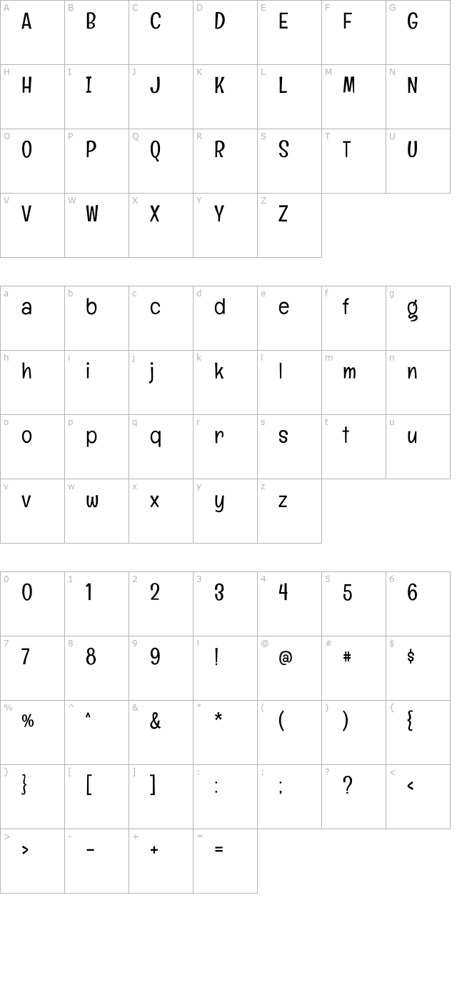 englebert character map