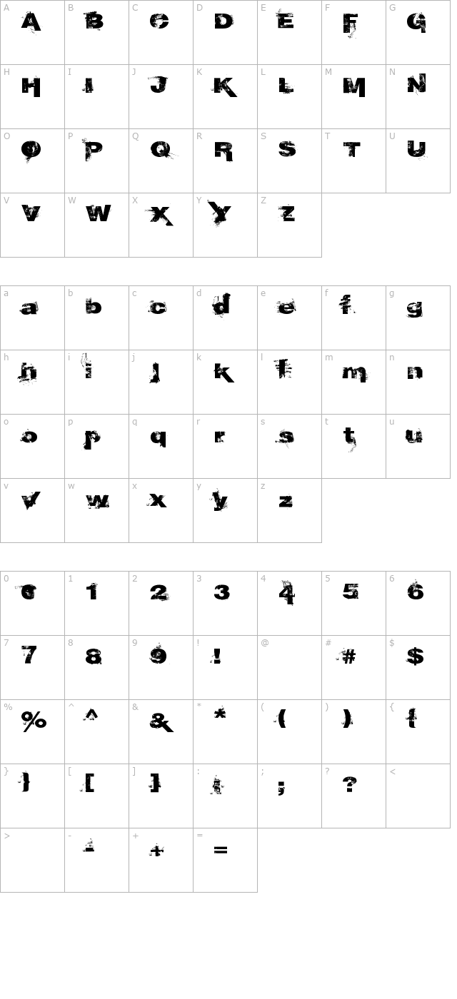 epoxy-history character map