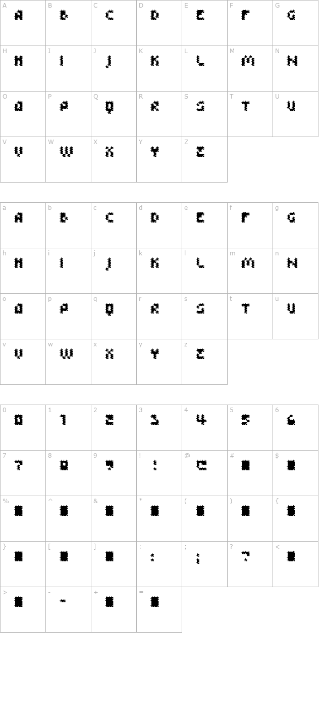 ffu-puzzle character map