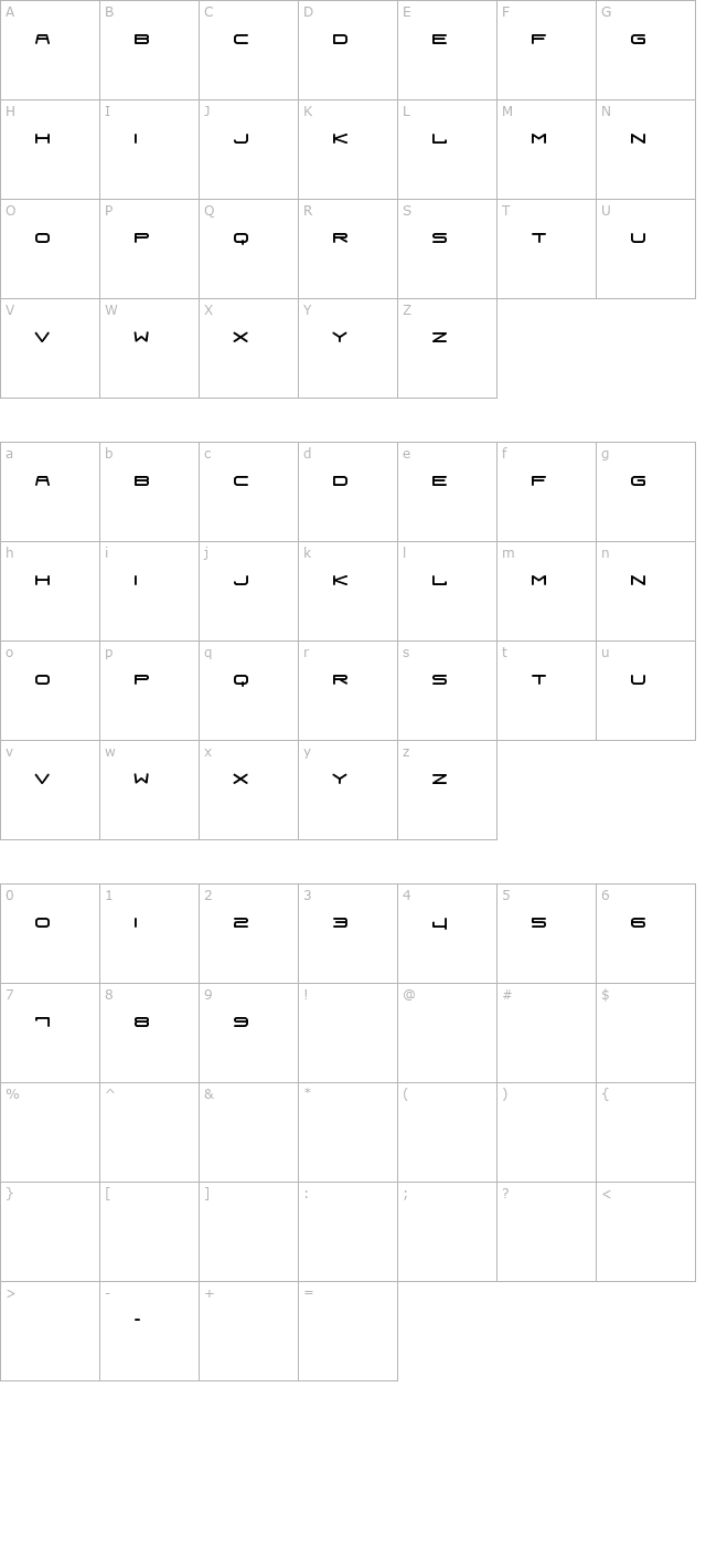 fraulein character map