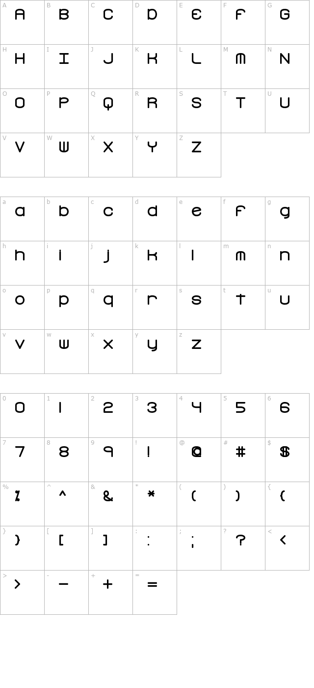 freak-turbulence-brk character map