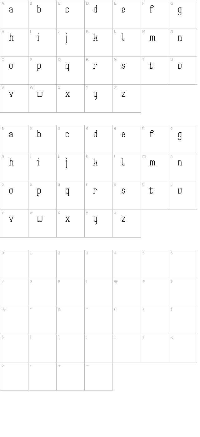 frida01 character map