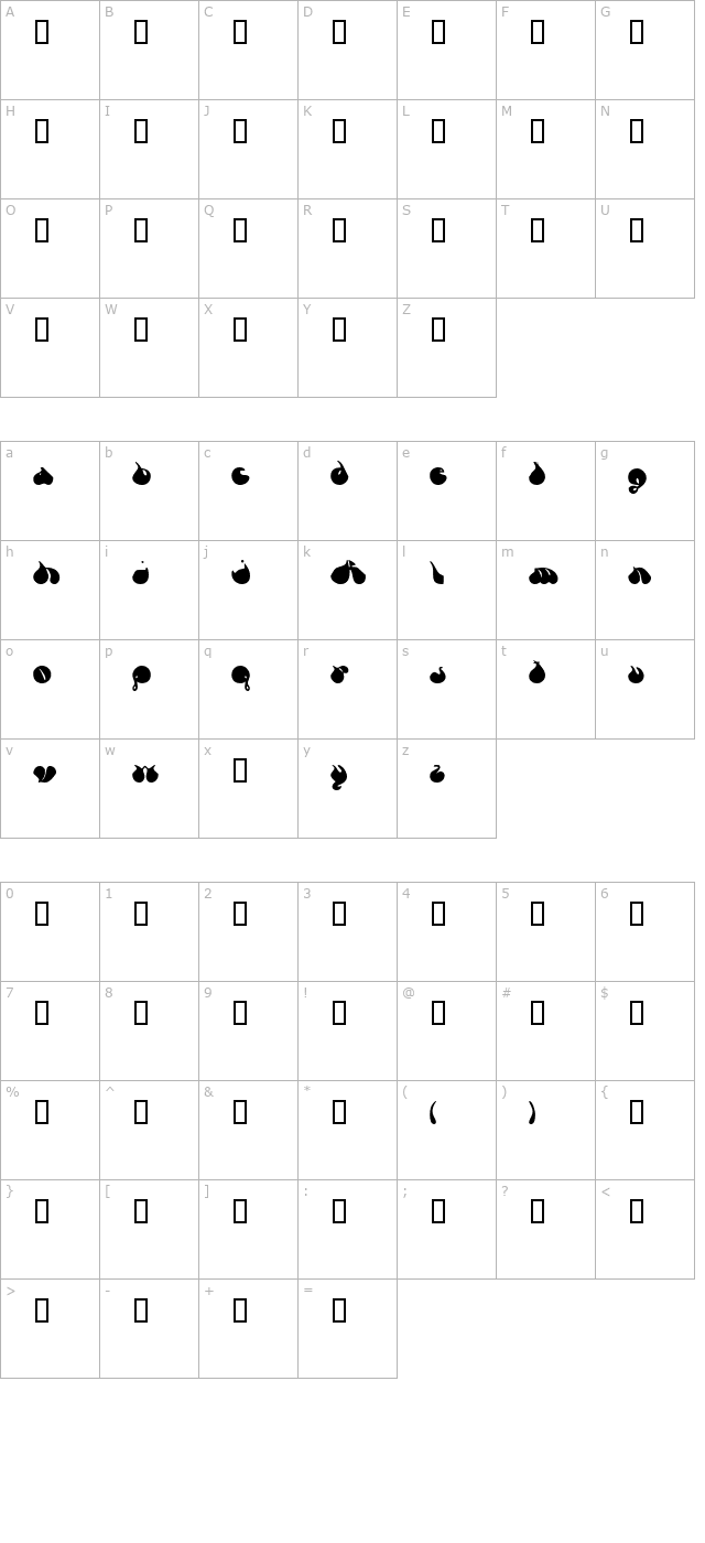 fso-revenge-of-zany character map