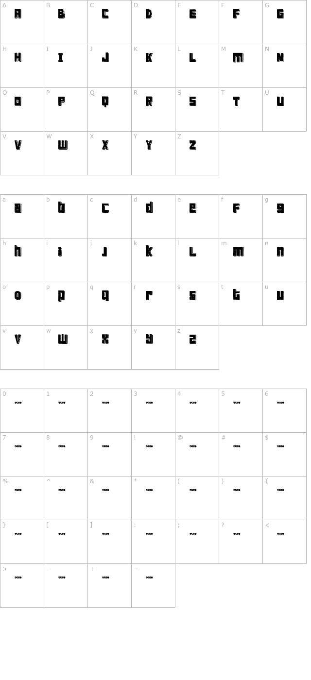 FT ScandinavianTitan Black character map