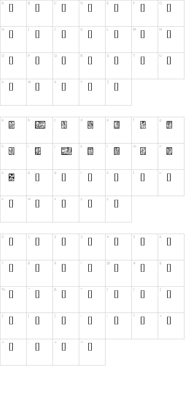 Geisha character map