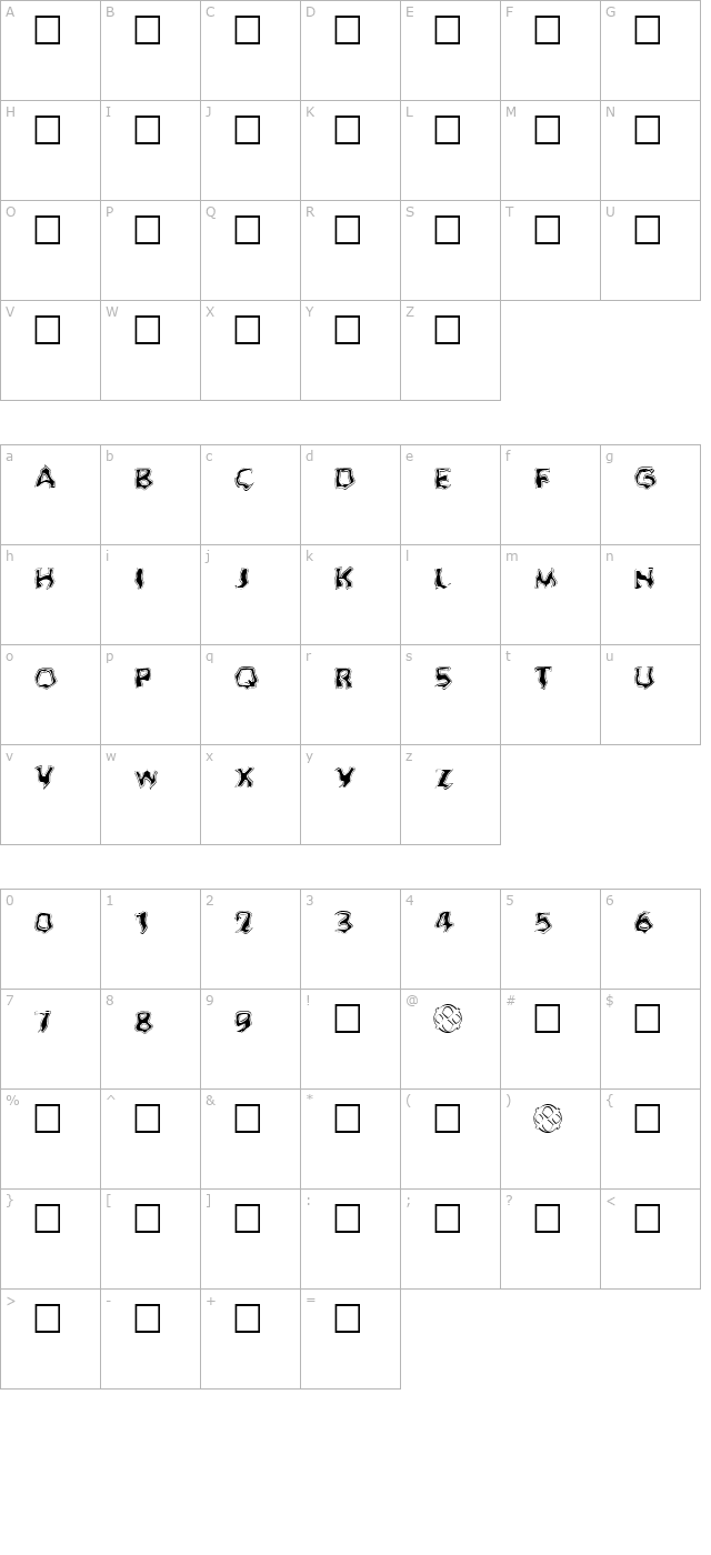 ghoul-outline-fill character map