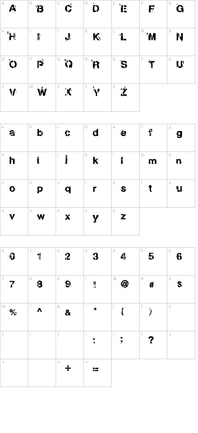 gregphix character map