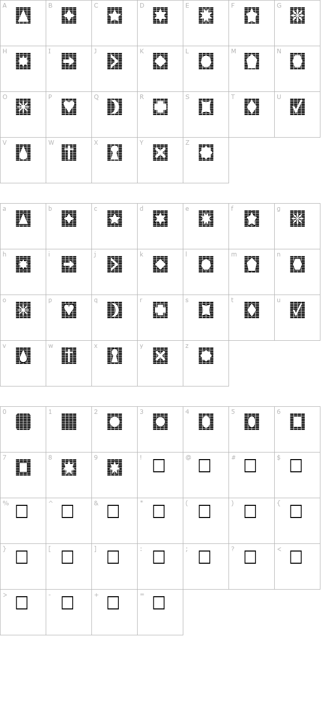 Grids n Things 2 character map