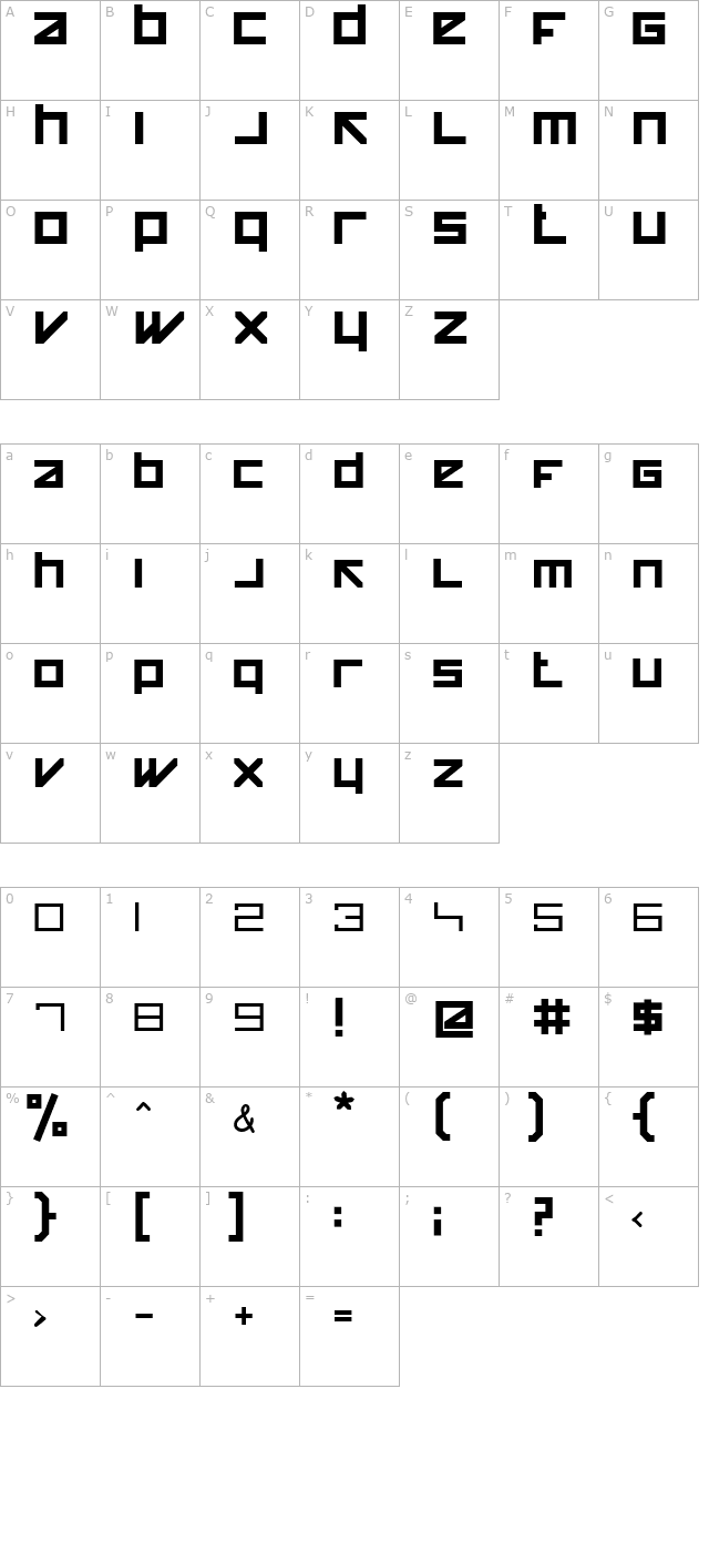 happy-killer character map