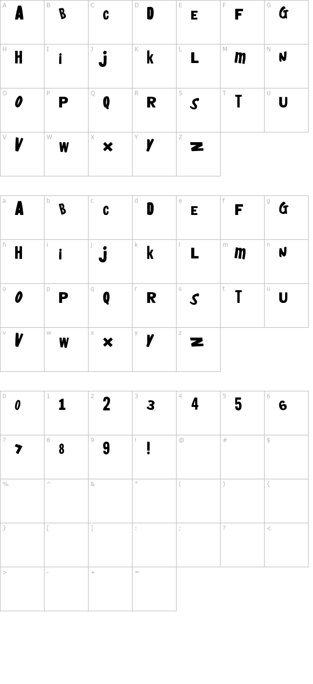 heyboy-heygirl character map