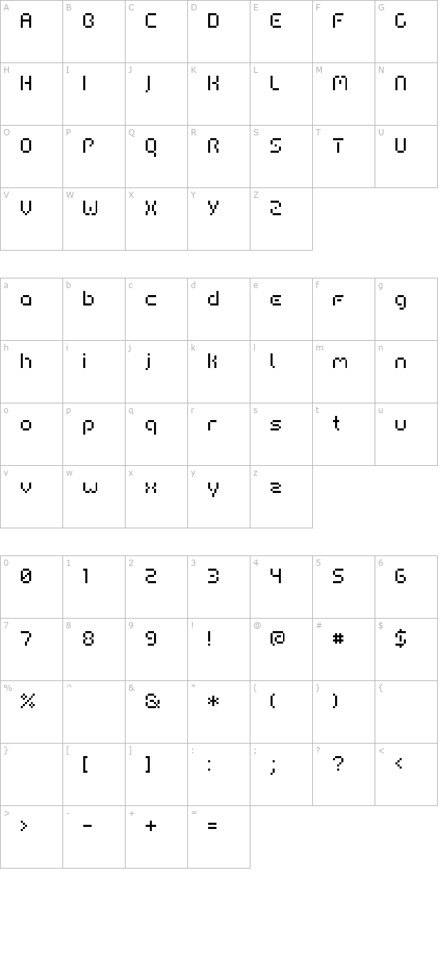 HIAIRPORT FFM character map